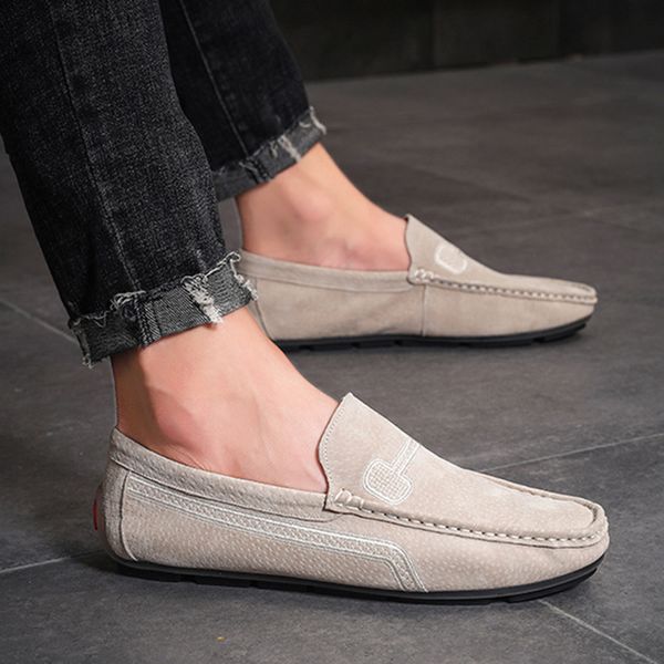 men casual genuine leather loafers 2020 new lazy slip on comfortable casual shoe moccasins mens loafers leather et875, Black
men casual genuine leather loafers 2020 new lazy slip on comfortable casual shoe moccasins mens loafers leather et875, Black