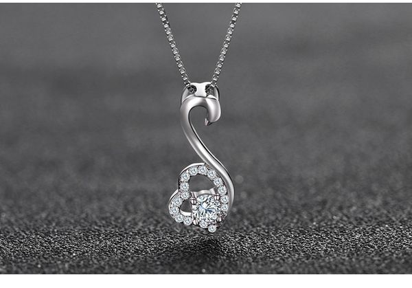 new 925 sterling silver zircon swan necklace pendant elegant temperament girls fashion jewelry ladies necklace pendant selling, Slivery;crystal
new 925 sterling silver zircon swan necklace pendant elegant temperament girls fashion jewelry ladies necklace pendant selling, Slivery;crystal