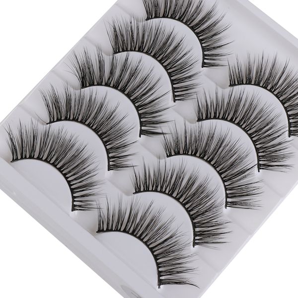 5 pairs 3d mink hair false eyelashes natural/thick long eye lashes wispy makeup beauty extension tools handmade cross long lashe
5 pairs 3d mink hair false eyelashes natural/thick long eye lashes wispy makeup beauty extension tools handmade cross long lashe