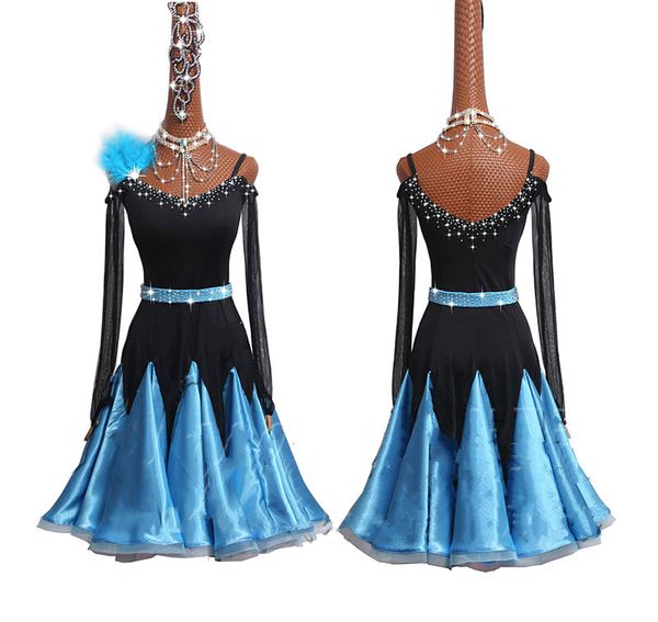 new high-end latin dance dresses for women modern dance costume competition suit ladies strapless long sleeve latin dress, Black;red
new high-end latin dance dresses for women modern dance costume competition suit ladies strapless long sleeve latin dress, Black;red