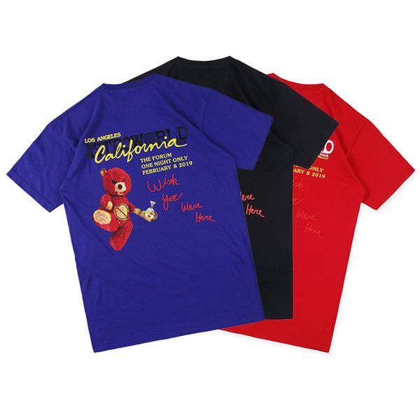 us designer high street tide brand tee astroworld travis scott la los angeles hip-hop tour limited bear printed fashion short sleeve t-shirt, White;black
us designer high street tide brand tee astroworld travis scott la los angeles hip-hop tour limited bear printed fashion short sleeve t-shirt, White;black