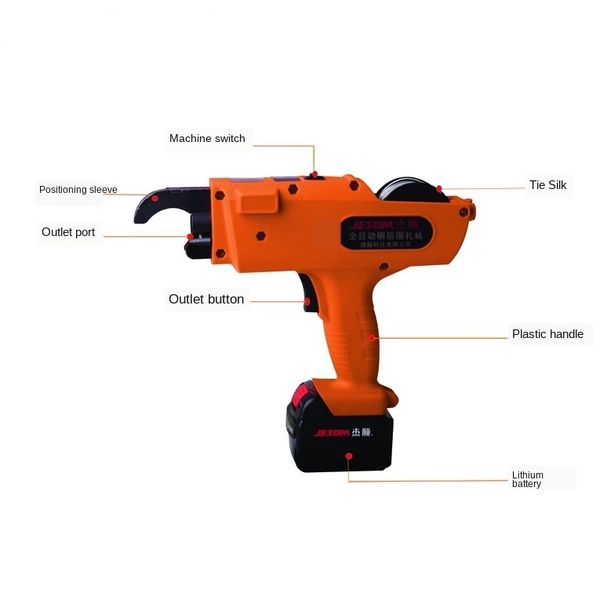 electric rebar bundling machine fully automatic handheld intelligent rebar reinforcement artifact rechargeable fast banding wire
electric rebar bundling machine fully automatic handheld intelligent rebar reinforcement artifact rechargeable fast banding wire