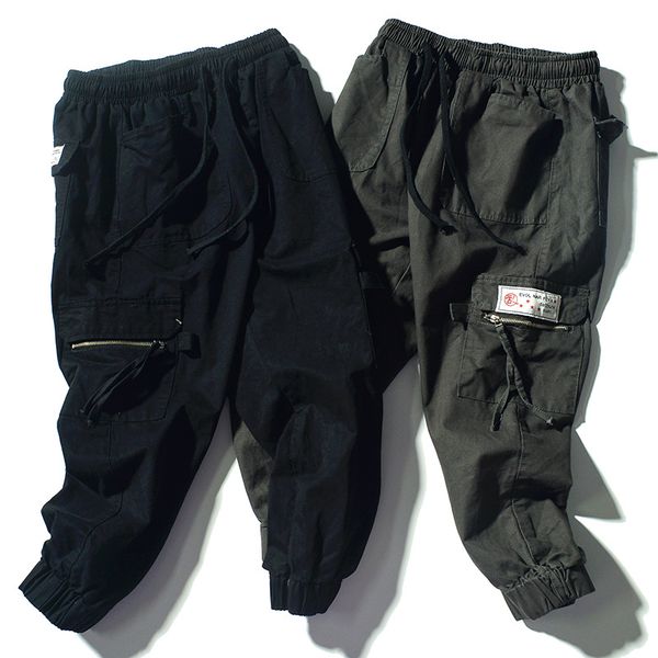 men multi pocket cargo pants men s washed solid color style trousers male fashion casual pants, Black
men multi pocket cargo pants men s washed solid color style trousers male fashion casual pants, Black