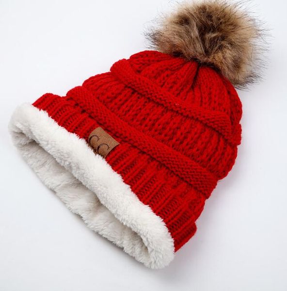 women winter fleece lined warm hat cc brand lady girls fur ball beanies cap pom pom ski beanie chirstmas xmas thick knit hair caps, Black
women winter fleece lined warm hat cc brand lady girls fur ball beanies cap pom pom ski beanie chirstmas xmas thick knit hair caps, Black