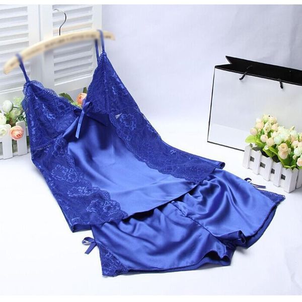 summer style pajamas sets sleeveless women female sleep sets women's deep v-neck spaghetti strap shorts sleepwear, Black;red
summer style pajamas sets sleeveless women female sleep sets women's deep v-neck spaghetti strap shorts sleepwear, Black;red