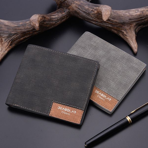 slim business front pocket wallet men solid denim cloth design bifold wallets man pu leather credit card holder mens purse, Brown;gray
slim business front pocket wallet men solid denim cloth design bifold wallets man pu leather credit card holder mens purse, Brown;gray