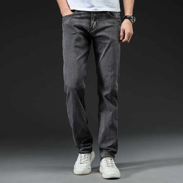 jeans for men straight trousers male slim fit business denim casual biker pants pantalon hombre homme, Blue
jeans for men straight trousers male slim fit business denim casual biker pants pantalon hombre homme, Blue