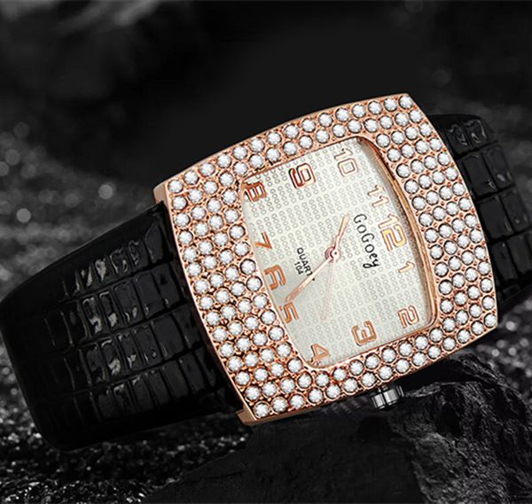 women's crystal pu leather watch quartz fashion gogoey wristwatch analog rhinestone luxury ladies mujer relojes, Slivery;brown
women's crystal pu leather watch quartz fashion gogoey wristwatch analog rhinestone luxury ladies mujer relojes, Slivery;brown