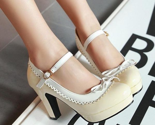 2019 women's shoes in spring and autumn with new style high heel coarse heel round head bowknot waterproof table @276, Black
2019 women's shoes in spring and autumn with new style high heel coarse heel round head bowknot waterproof table @276, Black