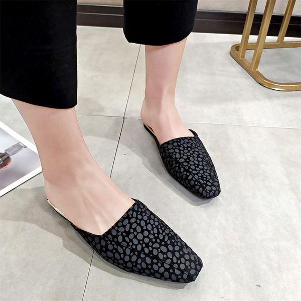 2020 new spring flat shoes women's lazy shoes fashion pointed wild women's slippers zapatos de mujer j15-77, Black
2020 new spring flat shoes women's lazy shoes fashion pointed wild women's slippers zapatos de mujer j15-77, Black