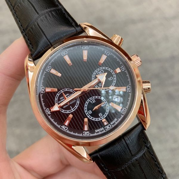 all subdials work 2019 dress luxury man watch casual leather strap quartz watch montre clock relojes de marca wristwatch brand new function, Slivery;brown
all subdials work 2019 dress luxury man watch casual leather strap quartz watch montre clock relojes de marca wristwatch brand new function, Slivery;brown