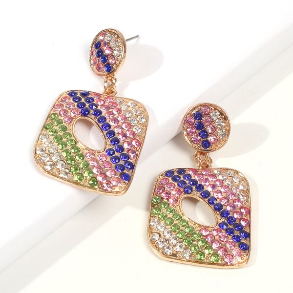 wholesale- luxury designer exaggerated sparkling colorful diamond rhinestone geometry pendant stud earrings for women girls, Golden;silver
wholesale- luxury designer exaggerated sparkling colorful diamond rhinestone geometry pendant stud earrings for women girls, Golden;silver