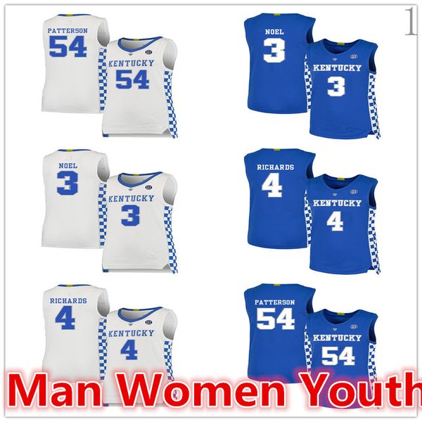 custom made ncaa kentucky wildcats basketball jerseys nerlens noel 3 nick richards 4 patrick patterson 54 any name number size s-5xl, Black
custom made ncaa kentucky wildcats basketball jerseys nerlens noel 3 nick richards 4 patrick patterson 54 any name number size s-5xl, Black