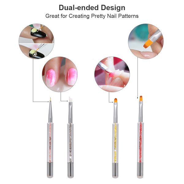 painting drawing manicure brush acrylic nail brush gradient profession dual ended nail art manicure brushes for, Yellow
painting drawing manicure brush acrylic nail brush gradient profession dual ended nail art manicure brushes for, Yellow