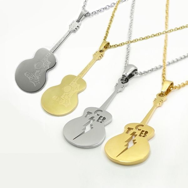 guitar pendant necklace elvis presley jewelry stainless steel hollow tcb polished necklace titanium gold, Silver
guitar pendant necklace elvis presley jewelry stainless steel hollow tcb polished necklace titanium gold, Silver