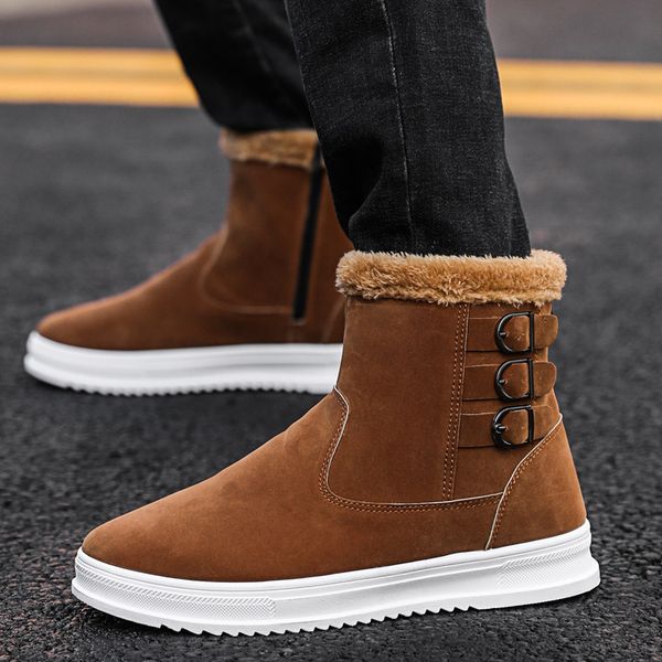 winter snow boots men's short boots hight-men shoes cotton shoes thick plus velvet warm cotton mid-men's bo, Black
winter snow boots men's short boots hight-men shoes cotton shoes thick plus velvet warm cotton mid-men's bo, Black