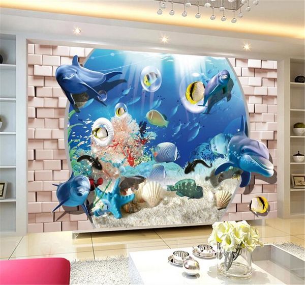 3d home wallpaper dolphin wall dreamy underwater world 3d background wall decoration premium silk wallpaper
3d home wallpaper dolphin wall dreamy underwater world 3d background wall decoration premium silk wallpaper