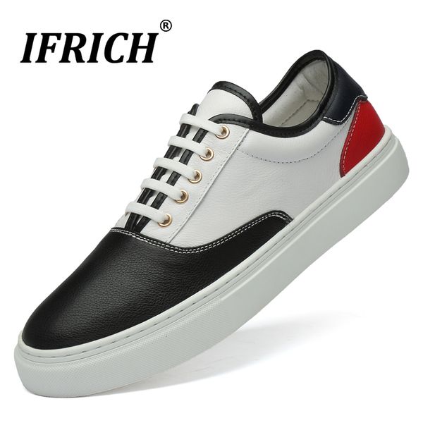 spring autumn leather men shoes man casual sneakers brand lace up flats shoes genuine leather youth walking, Black
spring autumn leather men shoes man casual sneakers brand lace up flats shoes genuine leather youth walking, Black