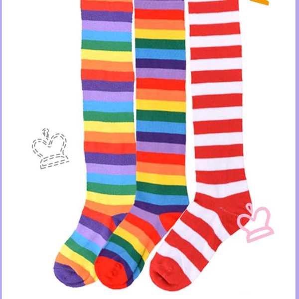 европейский и американский trend радуга stripes long пункт большой размер длинные пробки носки был тонкий над коленом ноги женские носки, Black;white
европейский и американский trend радуга stripes long пункт большой размер длинные пробки носки был тонкий над коленом ноги женские носки, Black;white