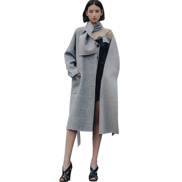 ael female irregular woolen coat woman winter clothes long coat women's clothing grey lattice double-faced woolen goods, Black
ael female irregular woolen coat woman winter clothes long coat women's clothing grey lattice double-faced woolen goods, Black