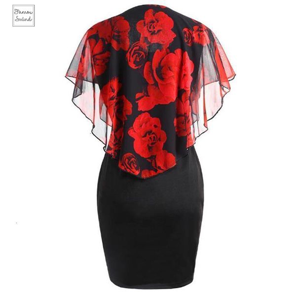 women rose bodycon dresses party dress valentine capelet summer o neck short sleeve women vestidos designer clothes, Black;gray
women rose bodycon dresses party dress valentine capelet summer o neck short sleeve women vestidos designer clothes, Black;gray