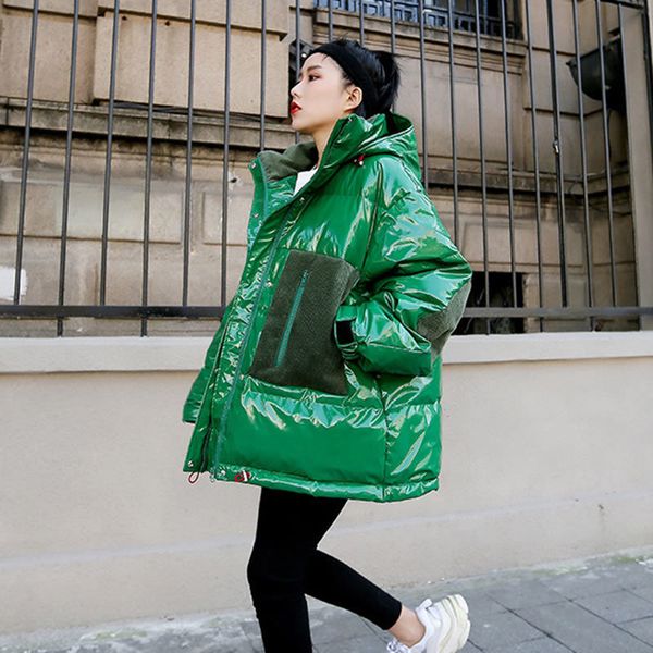 straight pu parka fashion new 2019 winter elegant full sleeve hooded collar pocket patchwork minority loose coat gcc2957, Black
straight pu parka fashion new 2019 winter elegant full sleeve hooded collar pocket patchwork minority loose coat gcc2957, Black