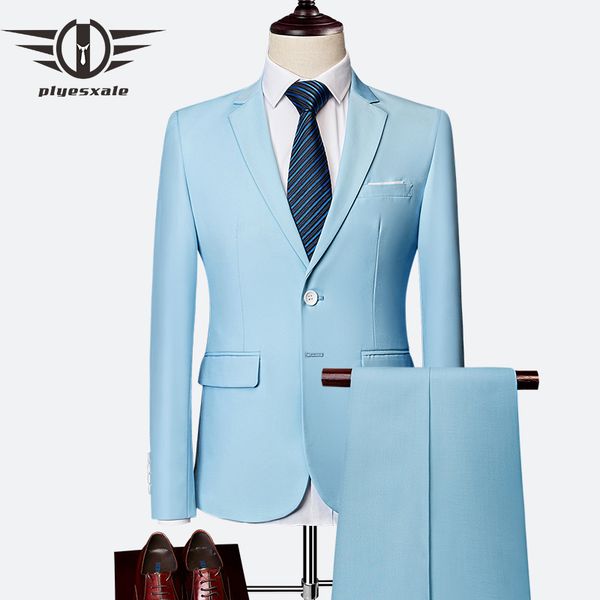 plyesxale two piece suit for men sky blue gray white men suits for wedding tuxedo slim fit mens suits with pants burgundy q64, White;black
plyesxale two piece suit for men sky blue gray white men suits for wedding tuxedo slim fit mens suits with pants burgundy q64, White;black