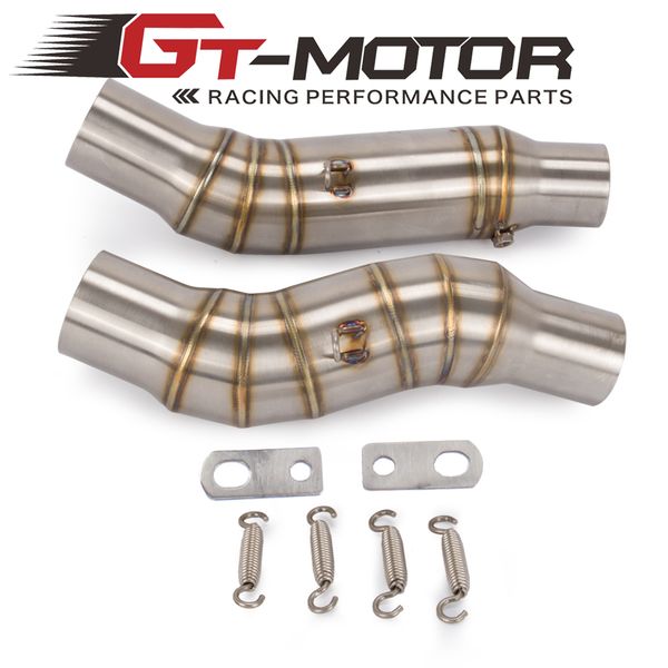 gt motor - motorcycle exhaust middle pipe round muffler for z1000 2010-2016 without exhaust slip-on
gt motor - motorcycle exhaust middle pipe round muffler for z1000 2010-2016 without exhaust slip-on