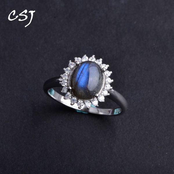 csj natural blue labradorite ring 925 silver moonstone divination spiritual meditation fine jewelry for women, Golden;silver
csj natural blue labradorite ring 925 silver moonstone divination spiritual meditation fine jewelry for women, Golden;silver