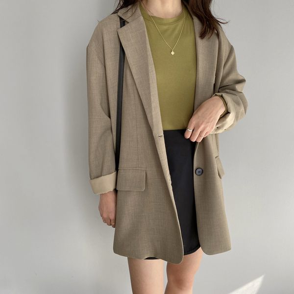 fy001 western-style spring loose korean edition style retro jacket casual casual jacket fashion, White;black
fy001 western-style spring loose korean edition style retro jacket casual casual jacket fashion, White;black
