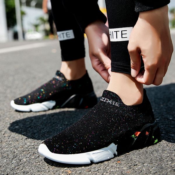 sock shoes woman men fashion knitting casual shoes super light breathable stretch socks sneakers slip on tenis masculino black
sock shoes woman men fashion knitting casual shoes super light breathable stretch socks sneakers slip on tenis masculino black