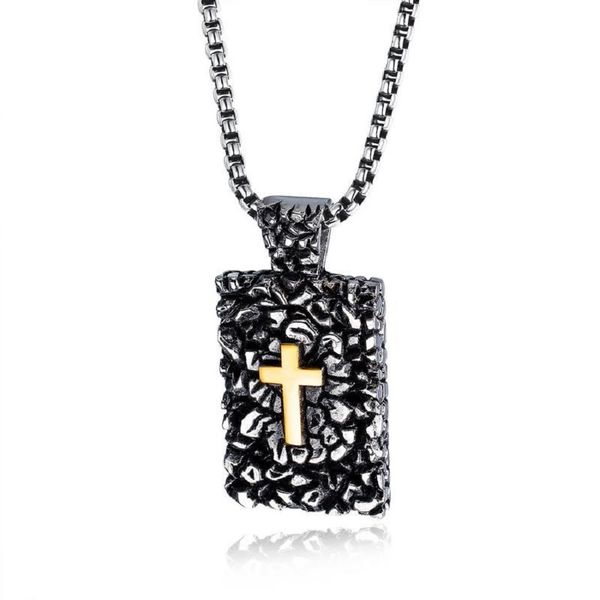 fashion cross men stainless steel necklace dog tags pendants snake chains hip hop jewelry design necklaces for mens gift, Silver
fashion cross men stainless steel necklace dog tags pendants snake chains hip hop jewelry design necklaces for mens gift, Silver