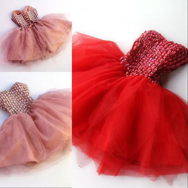 sweet red crystal tulle short cocktail dresses off shoulder blush pink mini formal party dress prom gowns robe de cocktail, Black
sweet red crystal tulle short cocktail dresses off shoulder blush pink mini formal party dress prom gowns robe de cocktail, Black