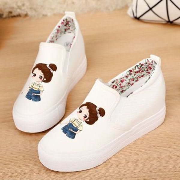 2020 spring new lazy one pedal canvas shoes women increase students wild small white shoes graffiti korean cloth, Black
2020 spring new lazy one pedal canvas shoes women increase students wild small white shoes graffiti korean cloth, Black