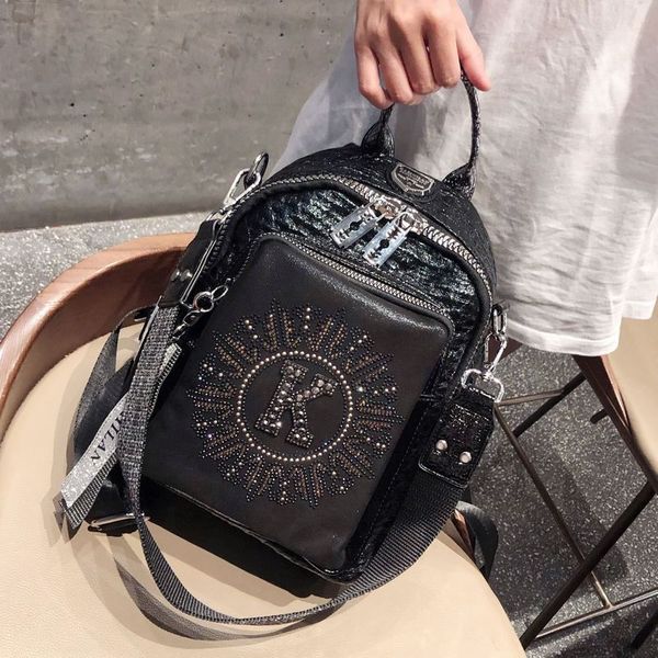 new fashion backpack women designer small backpack black rivet leather mini backpacks for women travel school bags for girls
new fashion backpack women designer small backpack black rivet leather mini backpacks for women travel school bags for girls