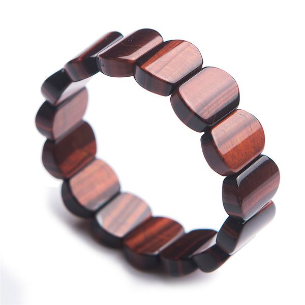 genuine red natural tiger eye gemstone bracelet women men powerful stretch crystal rectangle bead bracelet 18*13mm, Golden;silver
genuine red natural tiger eye gemstone bracelet women men powerful stretch crystal rectangle bead bracelet 18*13mm, Golden;silver