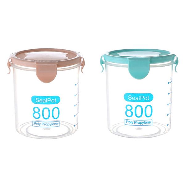 2pcs kitchen container seal pot coffee candy storage tank plastic cereals box cookie canister jars for spices 80
2pcs kitchen container seal pot coffee candy storage tank plastic cereals box cookie canister jars for spices 80