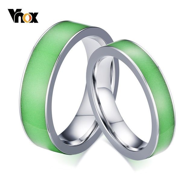 vnox special fluorescence wedding rings for women man 4/6mm stainless steel alliance anel promise love anniversary gifts, Slivery;golden
vnox special fluorescence wedding rings for women man 4/6mm stainless steel alliance anel promise love anniversary gifts, Slivery;golden