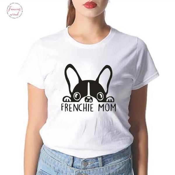 frenchie мама женщины tshirt французский бульдог мама печать футболочку femme мода женская одежда 2019 летняя повседневная тенниска женщины, White
frenchie мама женщины tshirt французский бульдог мама печать футболочку femme мода женская одежда 2019 летняя повседневная тенниска женщины, White