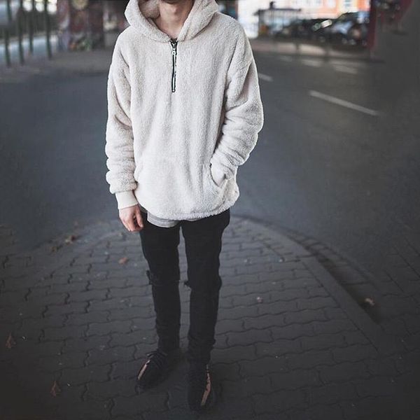 mens winter shearling hoodies fear of god fog fashion pullover streetwear hiphop sweatshirt with hooded outfits, Black
mens winter shearling hoodies fear of god fog fashion pullover streetwear hiphop sweatshirt with hooded outfits, Black