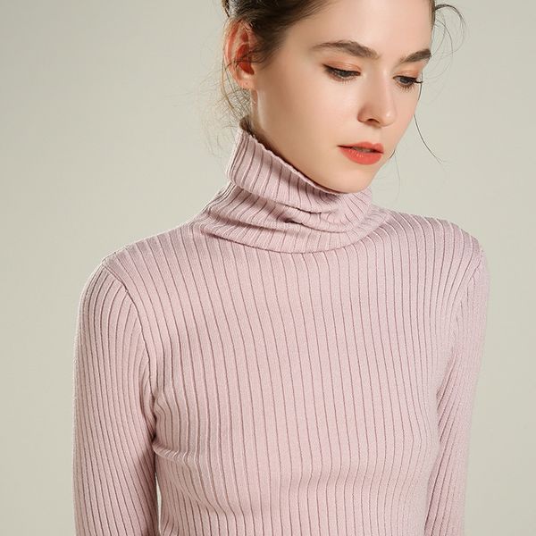 sherhure 2020 plus size white knitted long sleeve turtleneck women pink sweater and pullovers pull femme tricot, White;black
sherhure 2020 plus size white knitted long sleeve turtleneck women pink sweater and pullovers pull femme tricot, White;black