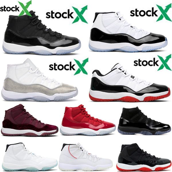 2020 bred 11 11s concord 45 space jam metallic silver 11 11s high basketball shoes gamma blue snake skin sport designer sneakers trainer, Black
2020 bred 11 11s concord 45 space jam metallic silver 11 11s high basketball shoes gamma blue snake skin sport designer sneakers trainer, Black