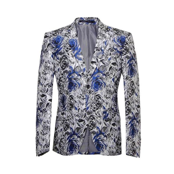 men's suits & blazers rose jacket casual, wedding, business, show, any fashion avant-garde party, night club, friends party, White;black
men's suits & blazers rose jacket casual, wedding, business, show, any fashion avant-garde party, night club, friends party, White;black