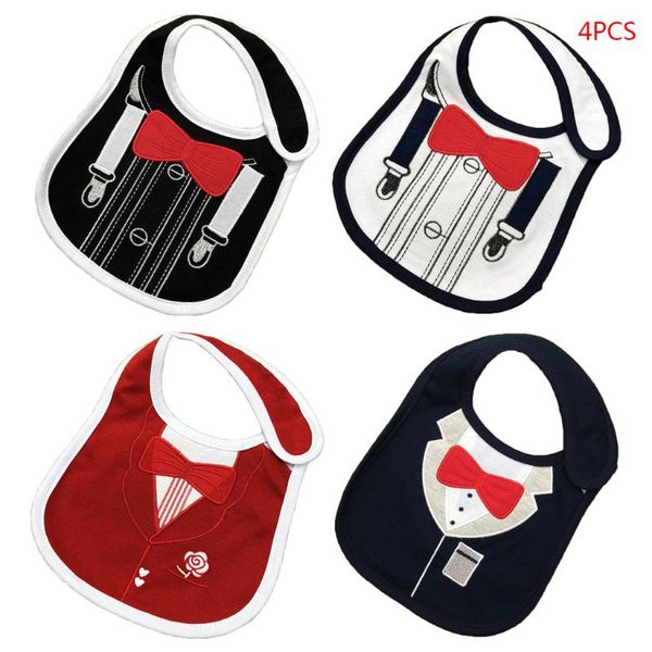 Set of 4 Waterproof Baby Bib Newborn Feeding Smock Infant Slobber Saliva Towel Patterns Gentleman
Set of 4 Waterproof Baby Bib Newborn Feeding Smock Infant Slobber Saliva Towel Patterns Gentleman