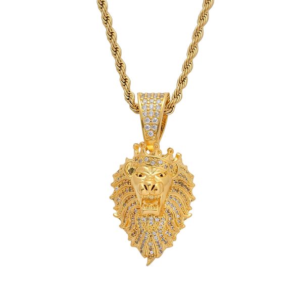 wholesale-bling bling cz jewelry lion head pendant iced out cubic zircon necklace hip hop gift jewelry cn075, Silver 
wholesale-bling bling cz jewelry lion head pendant iced out cubic zircon necklace hip hop gift jewelry cn075, Silver
