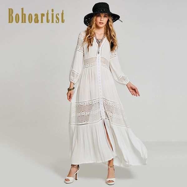 bohemian maxi dress women elewhite cotton long lantern sleeve dress lady hollow out see-through v neck causal long, White;black
bohemian maxi dress women elewhite cotton long lantern sleeve dress lady hollow out see-through v neck causal long, White;black