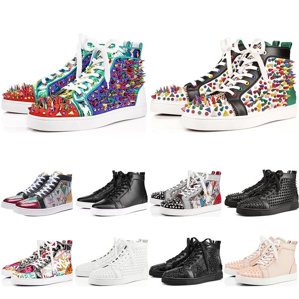 fashion designer shoes studded spikes flats shoes red bottoms mens womens party lovers genuine leather sneakers casual sneakers, Black
fashion designer shoes studded spikes flats shoes red bottoms mens womens party lovers genuine leather sneakers casual sneakers, Black