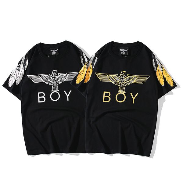 europe tide brand boy t-shirt men and women couple models gilt eagle letters short sleeve bigbang, White;black
europe tide brand boy t-shirt men and women couple models gilt eagle letters short sleeve bigbang, White;black