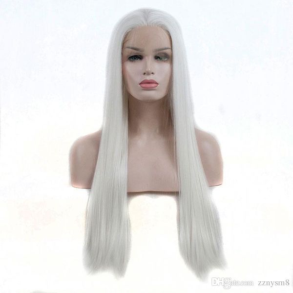 snow white long straight hand tied synthetic lace front wig natural hairline heat resistant fiber for white women wig, Black
snow white long straight hand tied synthetic lace front wig natural hairline heat resistant fiber for white women wig, Black