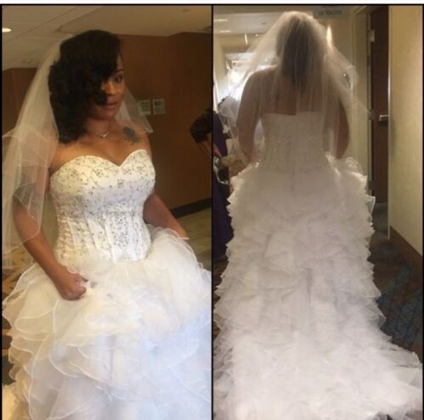 elegant long african tulle mermaid wedding dresses plus size maxi sweetheart lace up back beaded bridal gowns for women, White
elegant long african tulle mermaid wedding dresses plus size maxi sweetheart lace up back beaded bridal gowns for women, White